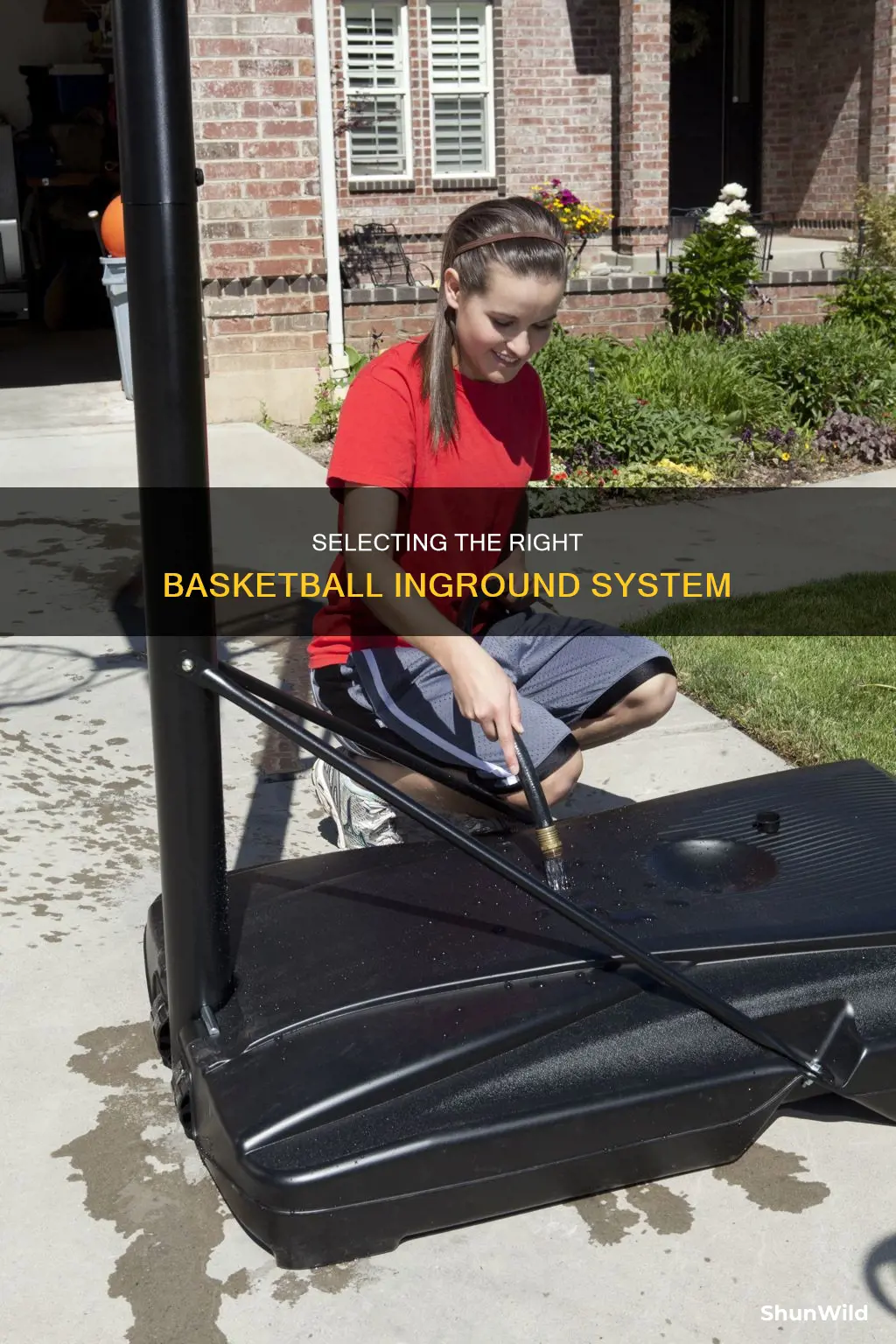 how to basketball inground system