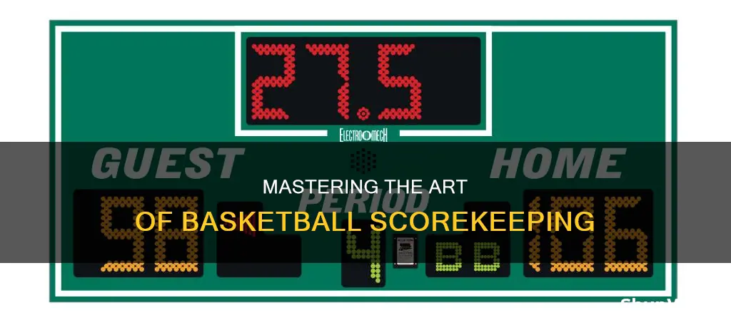 how to basketball scoreboard