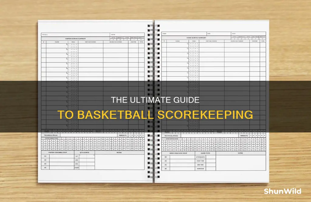 how to basketball scorebook