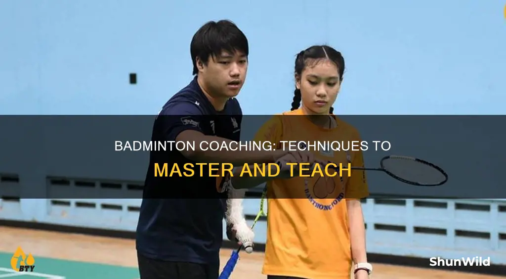 how to be a badminton coach