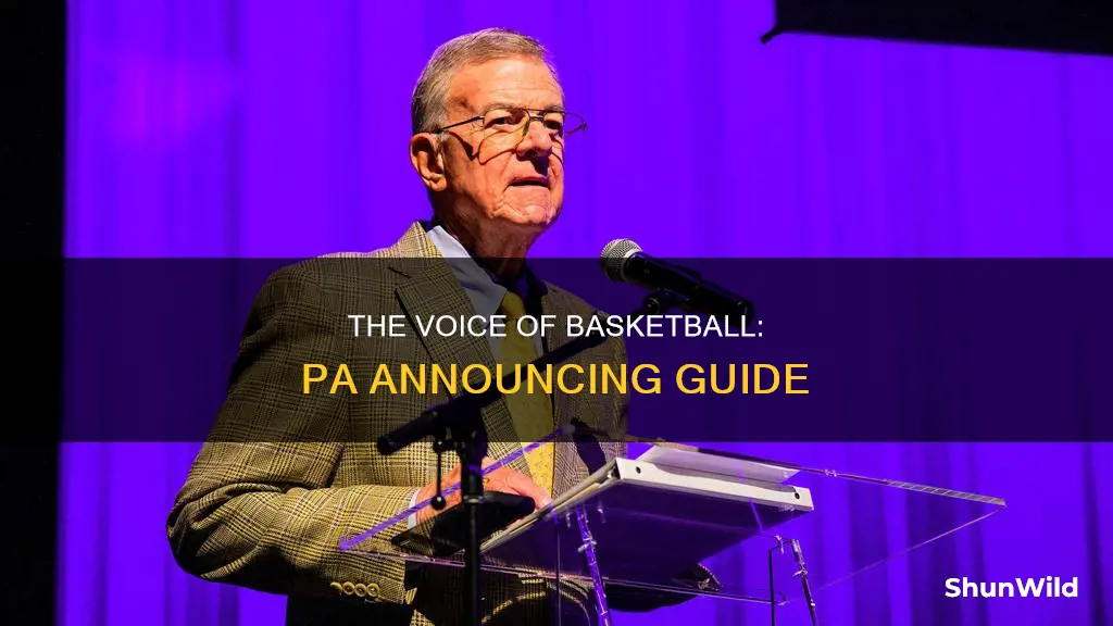 how to be a basketball pa announcer
