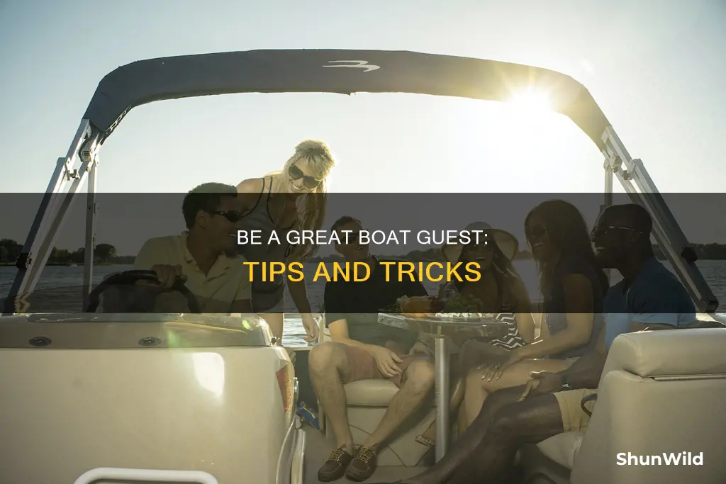 how to be a good boat guest