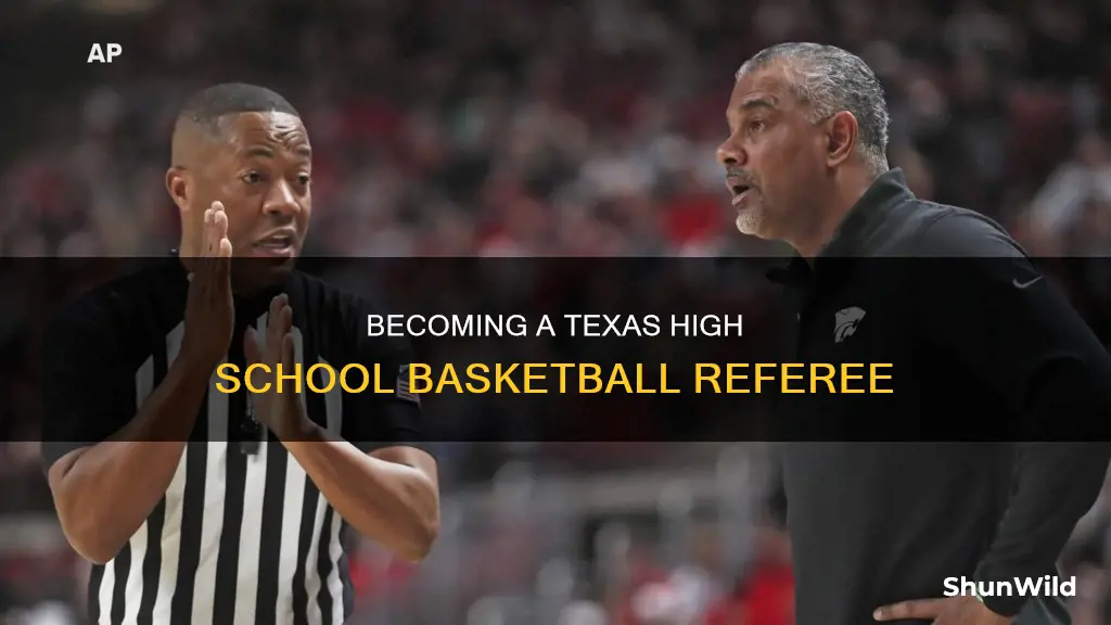 how to be a high school basketball referee in texas