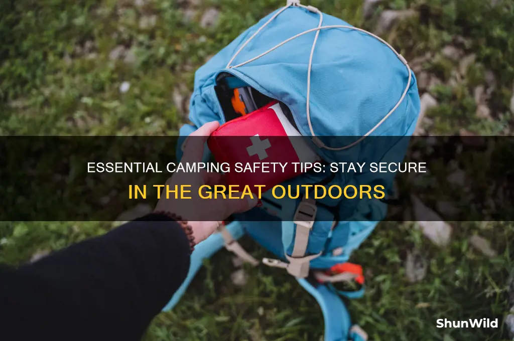 how to be safe camping