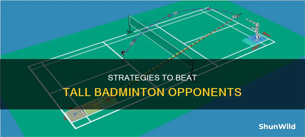 how to beat a tall badminton player
