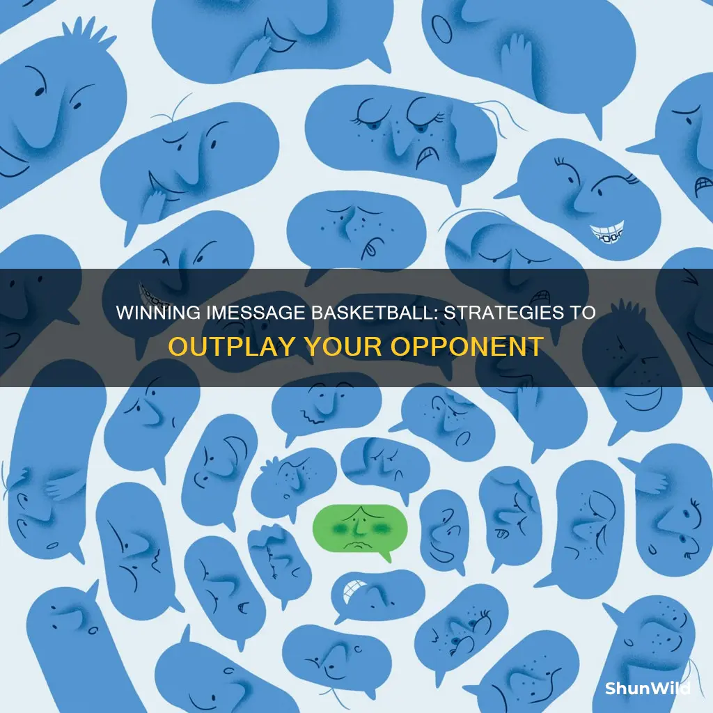how to beat someone in imessage basketball
