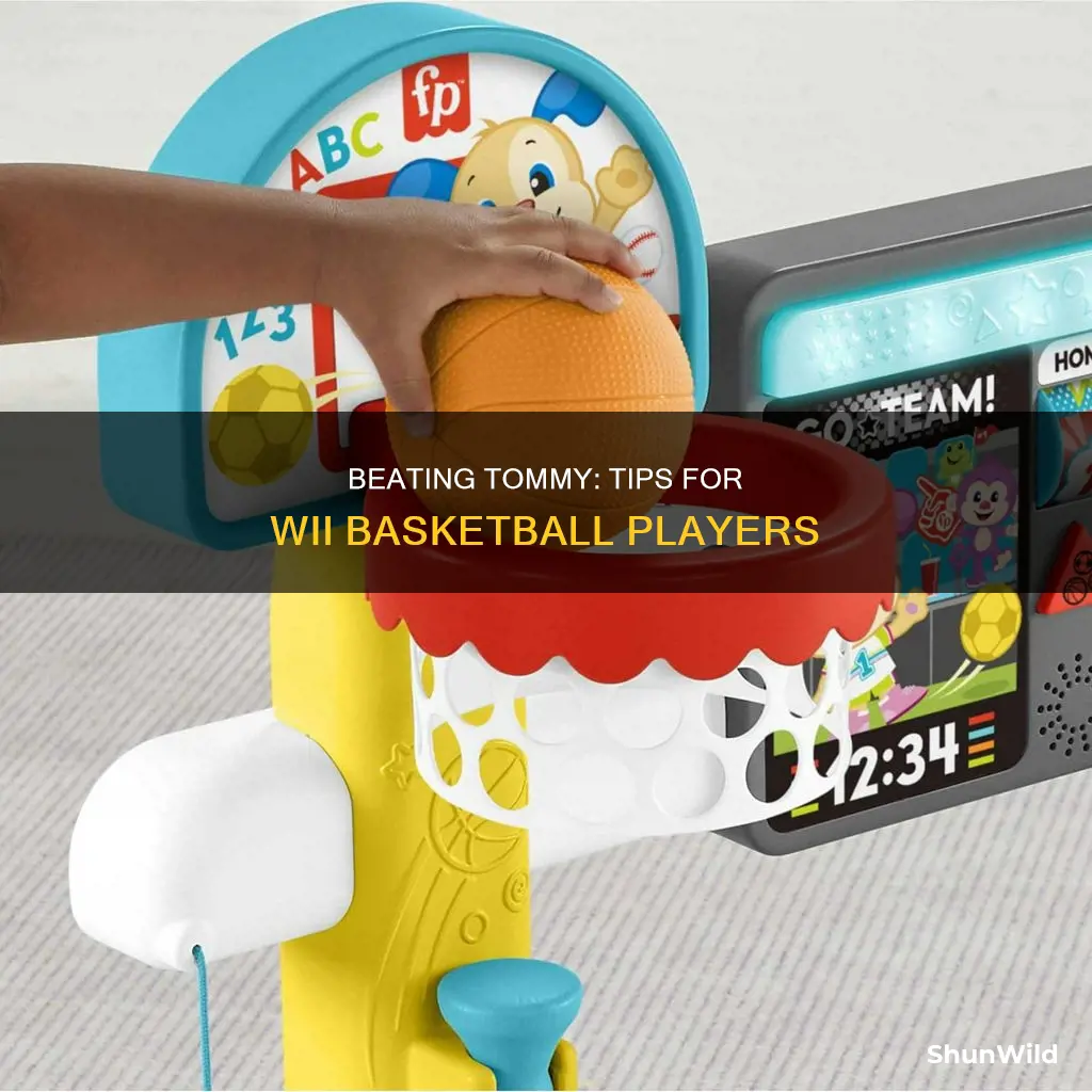 how to beat tommy in wii basketball