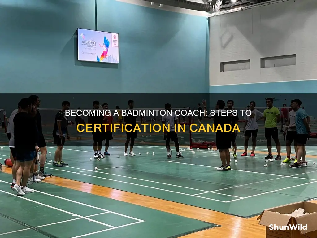 how to become a badminton coach in canada