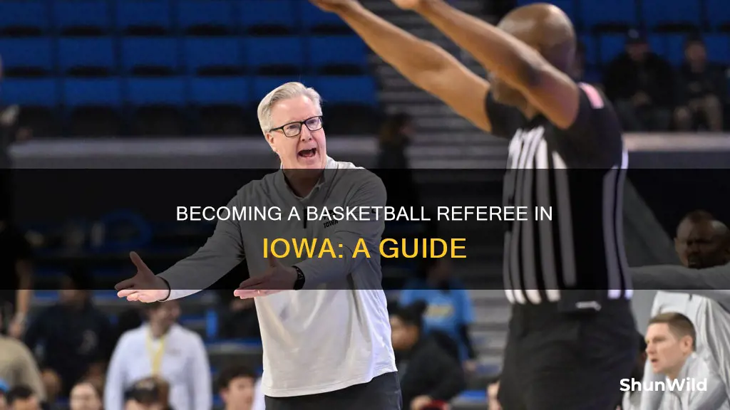 how to become a basketball referee in iowa