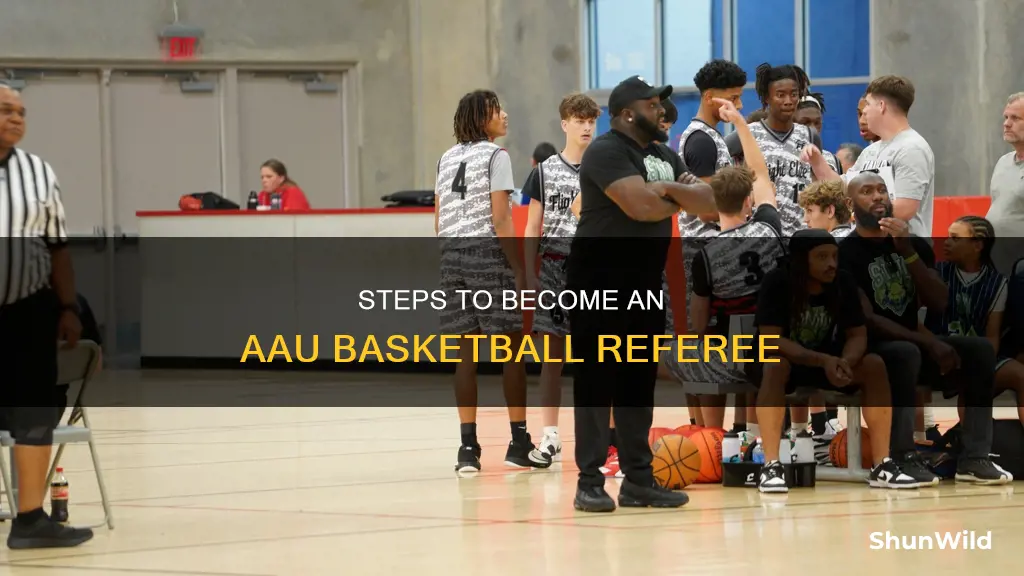 how to become a referee for aau basketball
