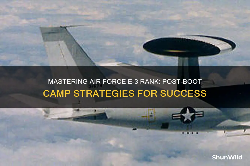 how to become e3 after boot camp air force