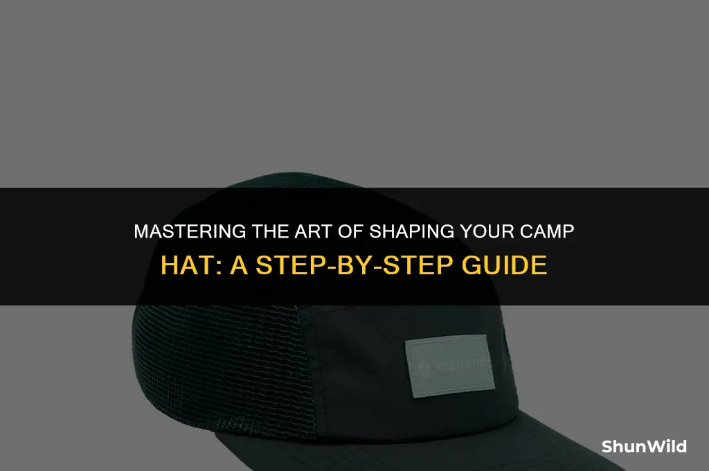 how to bend a camp hat