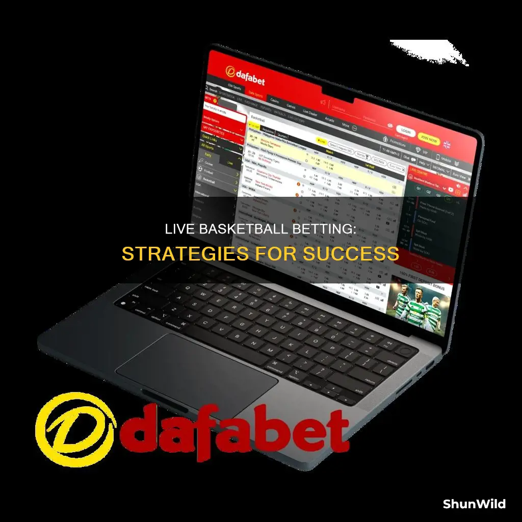 how to bet basketball live