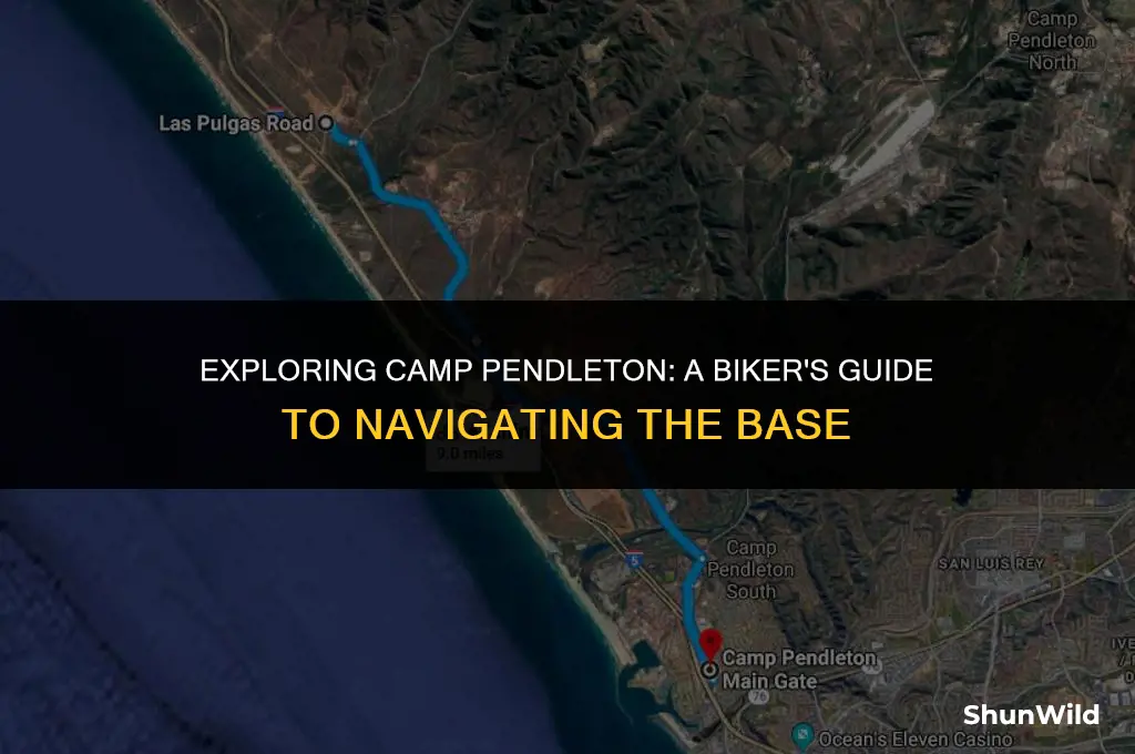 how to bike through camp pendleton