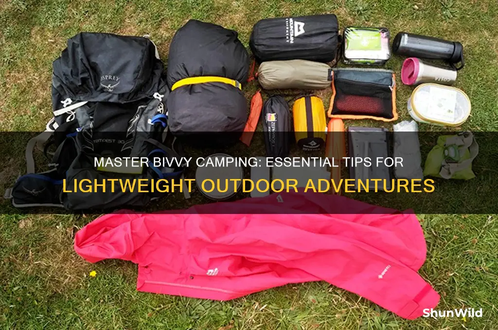 how to bivvy camp