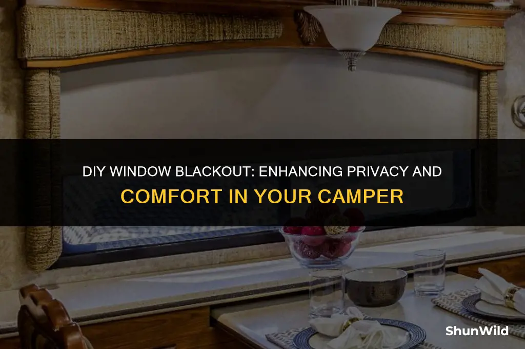 how to blackout windows in camper