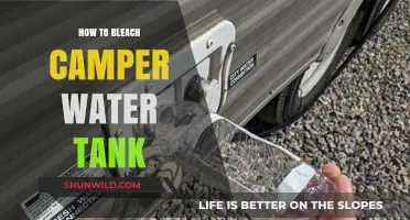 DIY Guide: Safely Bleaching Your Camper's Water Tank