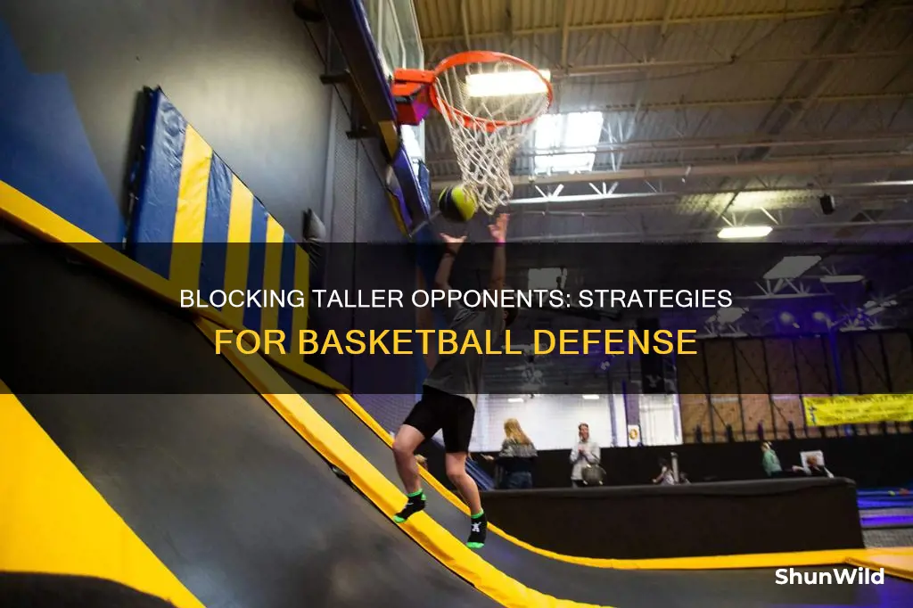 how to block a tall person in basketball