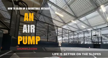 Inflating a Basketball: No Pump Needed