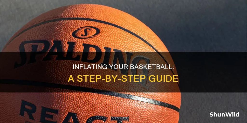 how to blow up a basketball