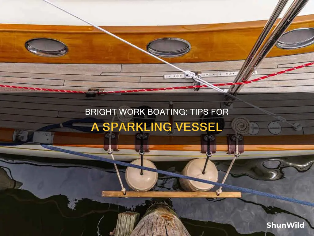 how to boat bright work