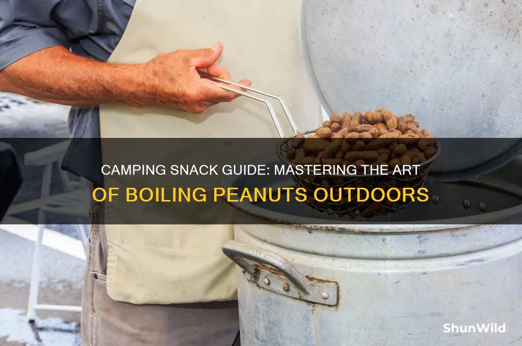how to boil peanuts camping