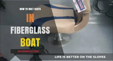 Secure Your Ride: Bolting Seats in Your Fiberglass Boat