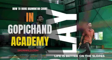 Booking a Badminton Court: Gopichand Academy Guide