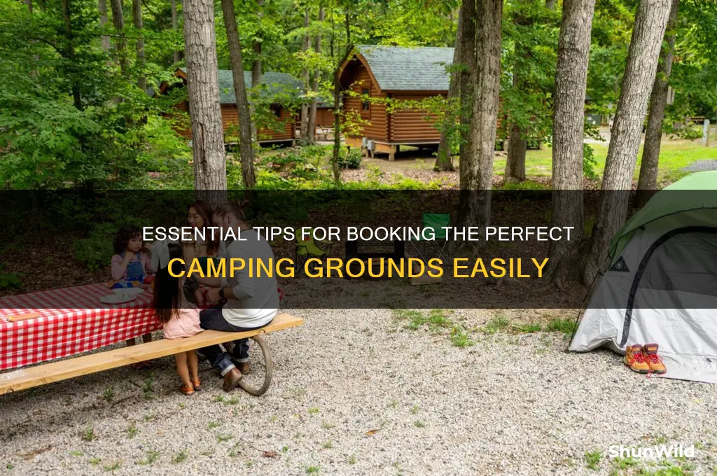 how to book camping grounds