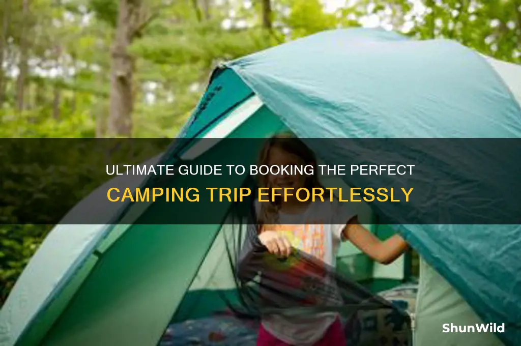 how to book camping
