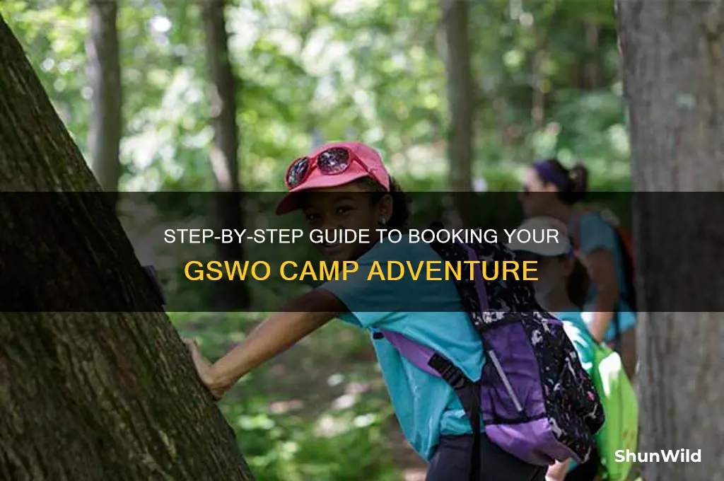 how to book gswo camp