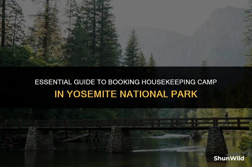 how to book housekeeping camp yosemite