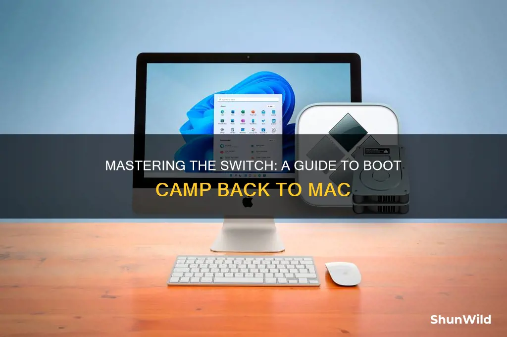 how to boot camp back to mac