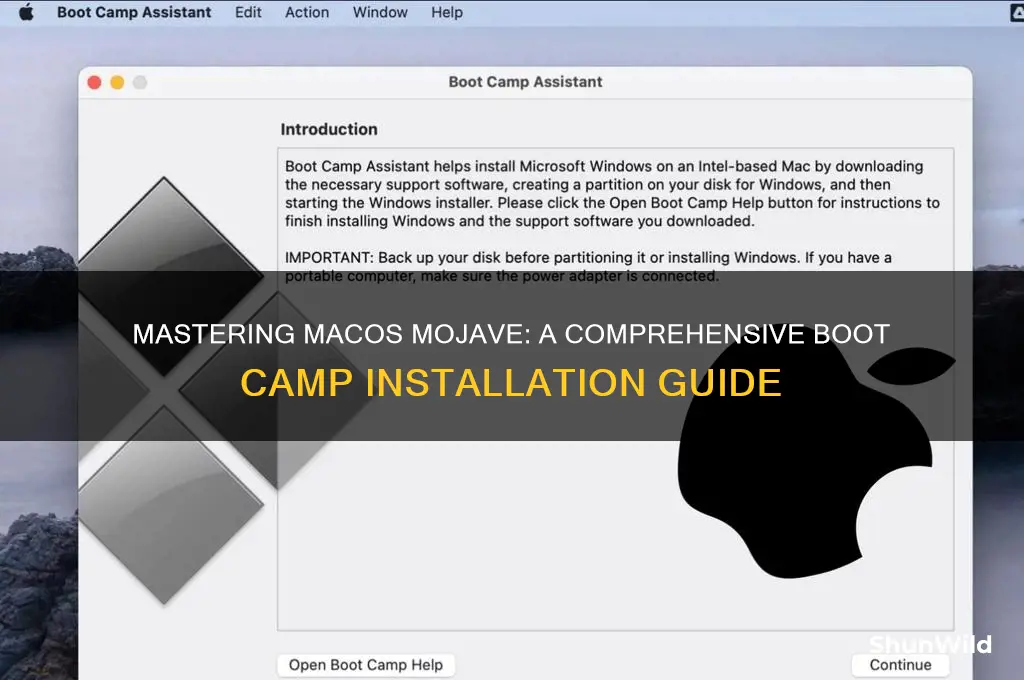 how to boot camp mac mojave