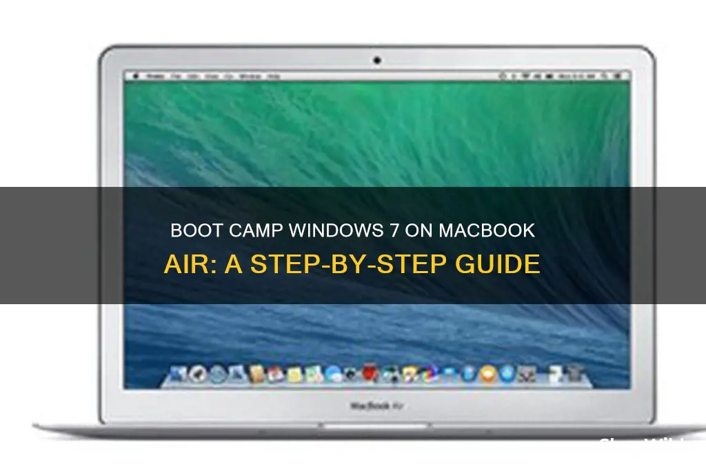 how to boot camp windows 7 on macbook air