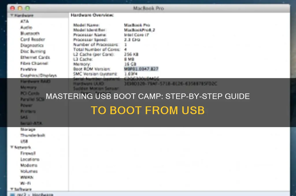 how to boot from usb boot camp