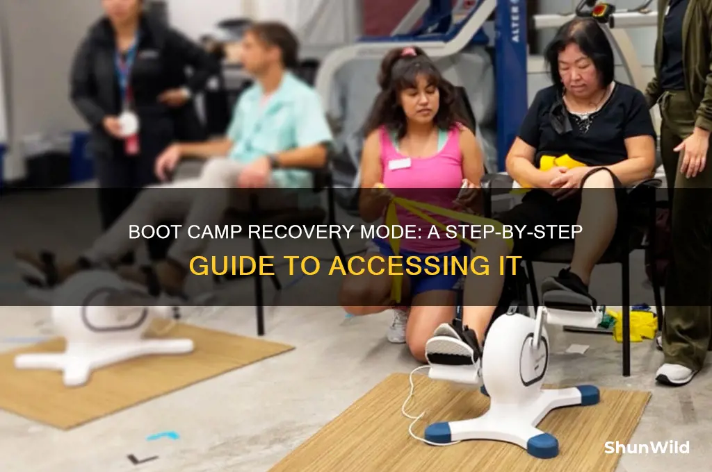 how to boot to recovery boot camp