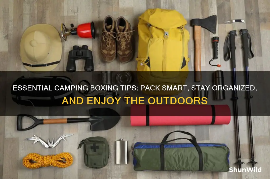 how to box going camping