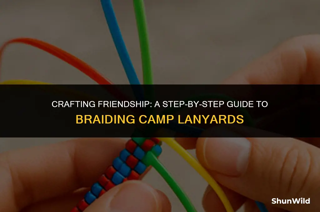 how to braid a camp lanyard