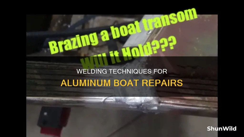 how to braze aluminum boat