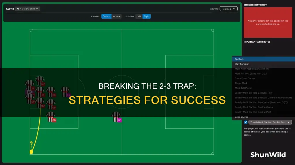 how to break a 2-3 in basketball