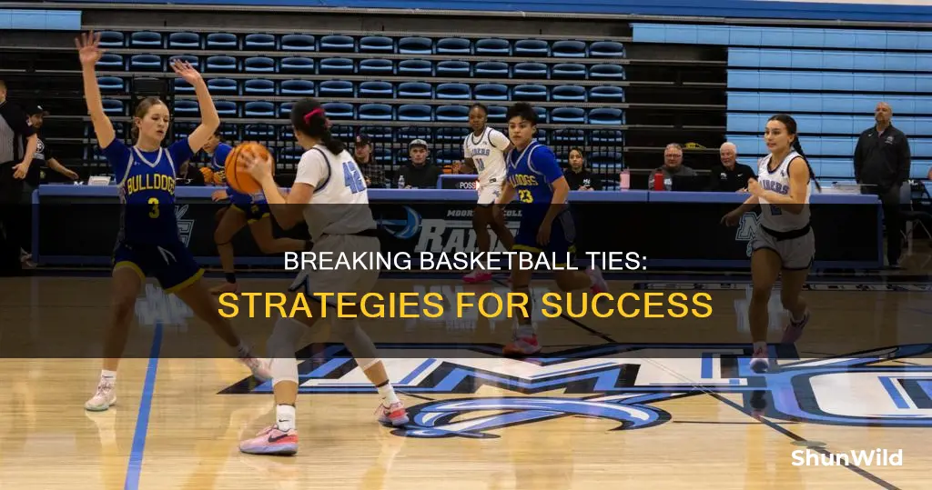 how to break a 3 way tie in basketball
