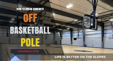 Breaking Concrete: Removing Basketball Poles Safely