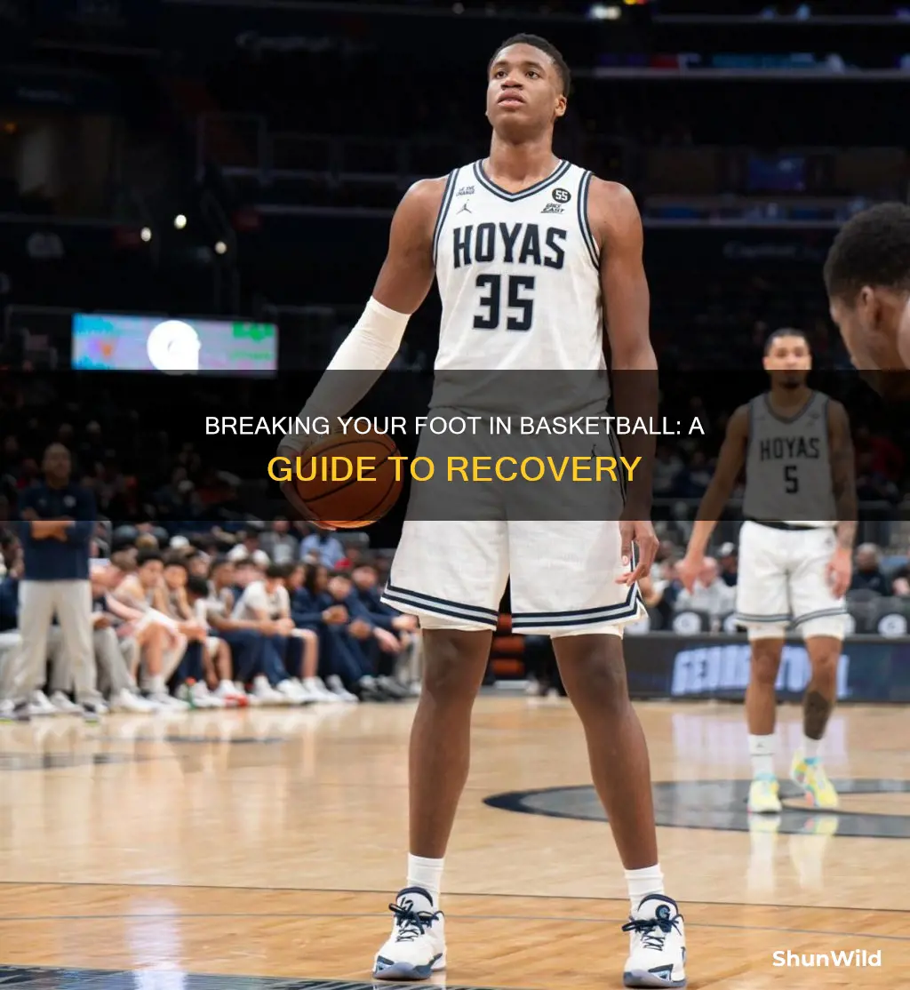 how to break your foot in basketball