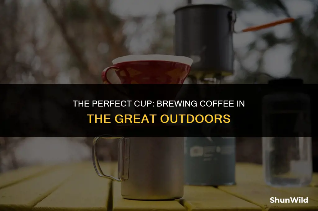 how to brew coffee while camping