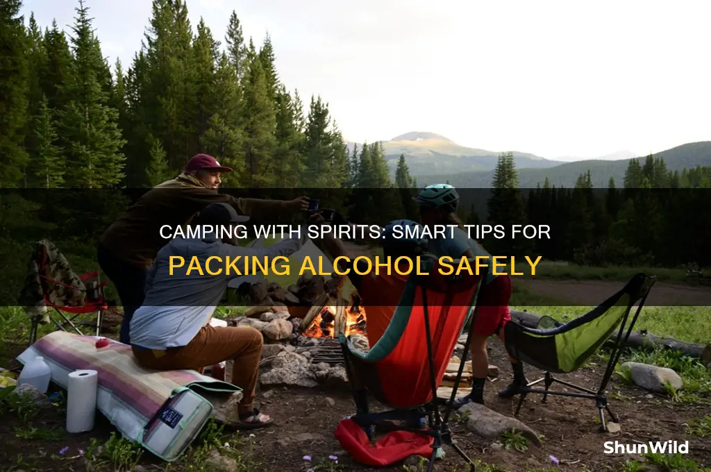 how to bring alcohol camping