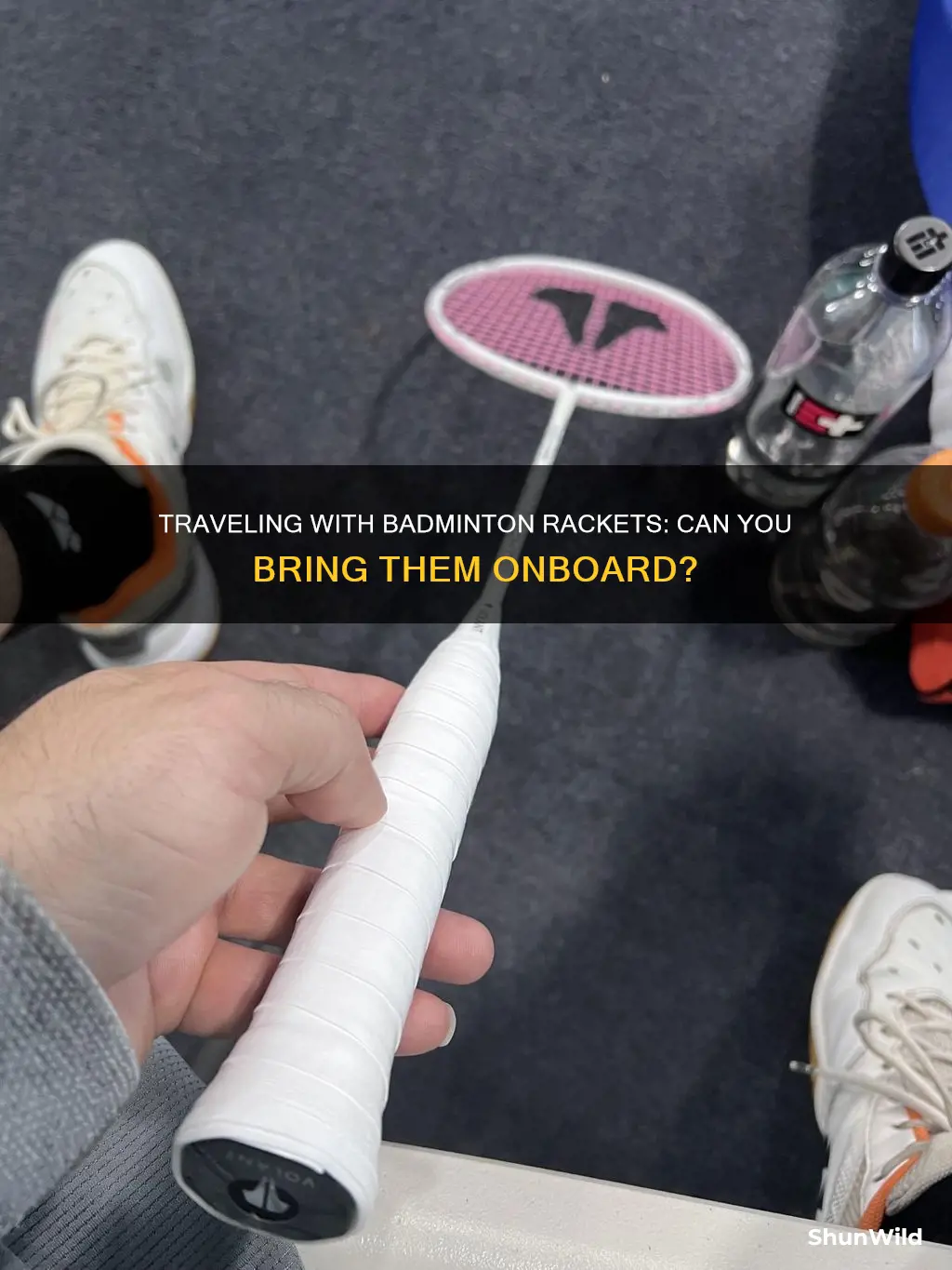 how to bring badminton racket on plane