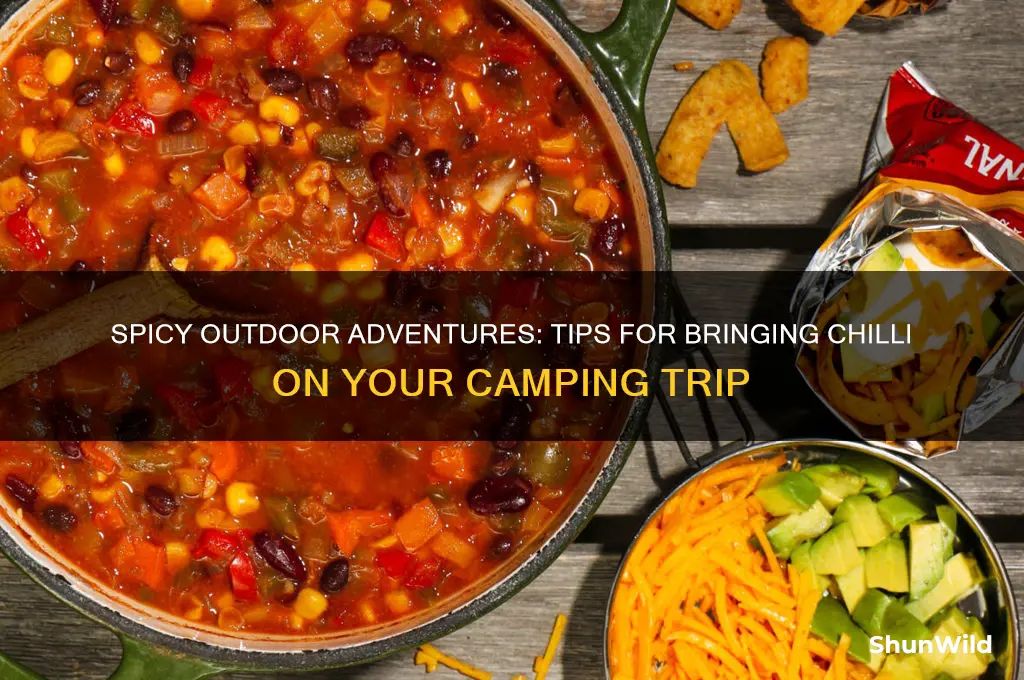 how to bring chilli camping