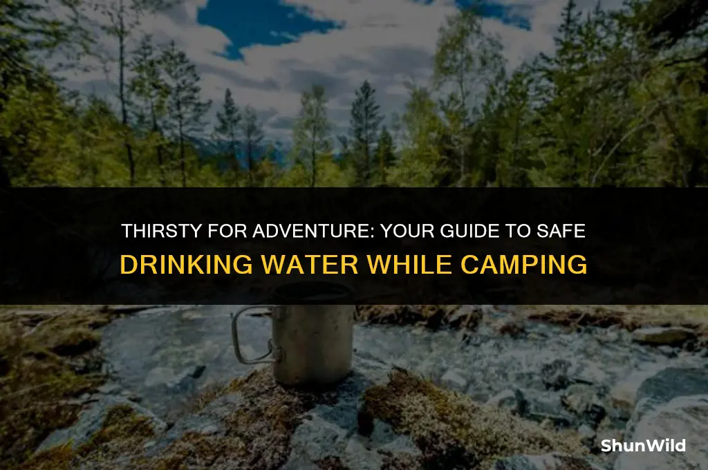 how to bring drinking water camping