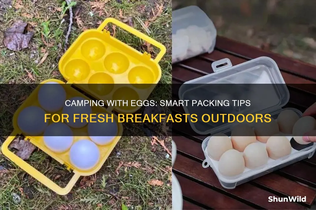 how to bring eggs camping